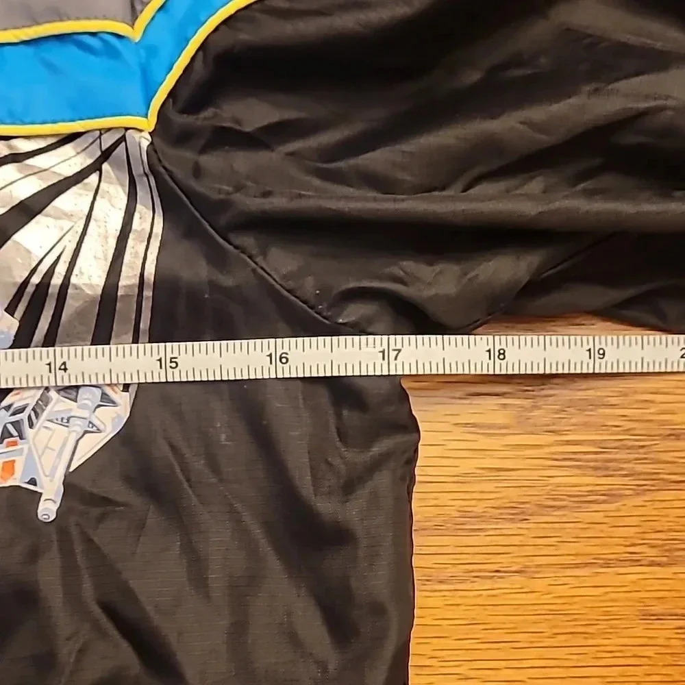 Disney Store Star Wars boys zip-up raincoat Darth Vader embroidery black LOT G
